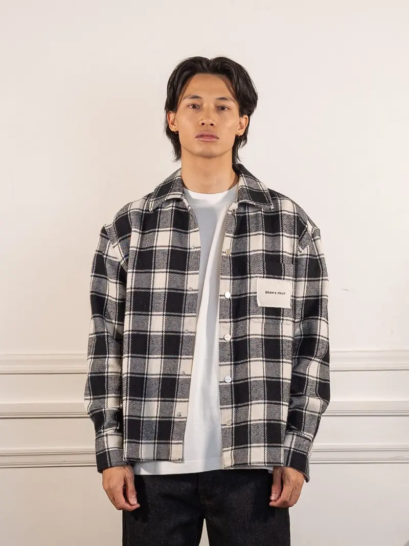 Flanel Overshirt - Black