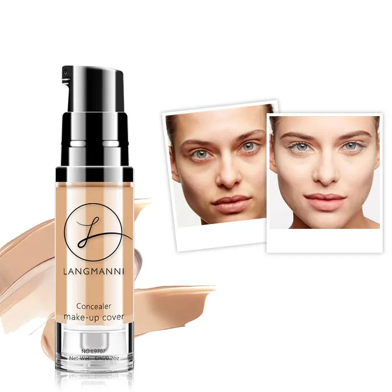 Fond de Teint Liquide Correcteur Couvrance Hydratant Waterproof – 6 Teintes 6ml