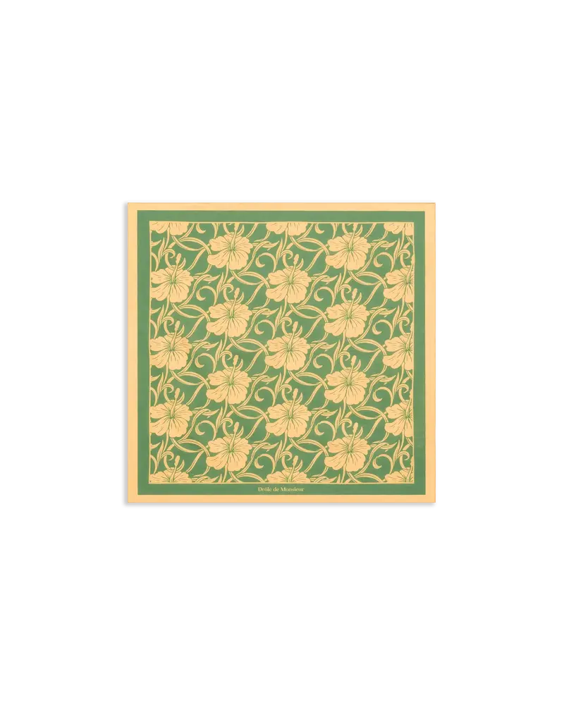 Foulard Monogramme Hibiscus