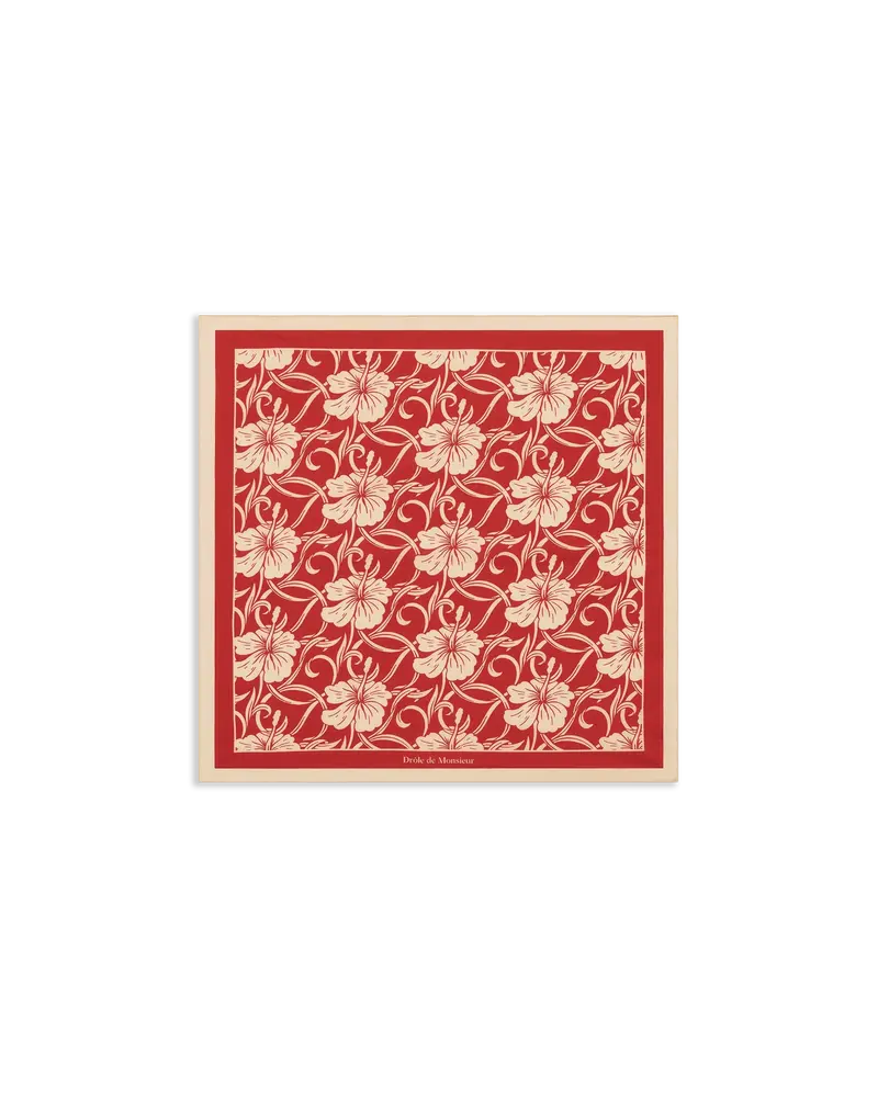 Foulard Monogramme Hibiscus