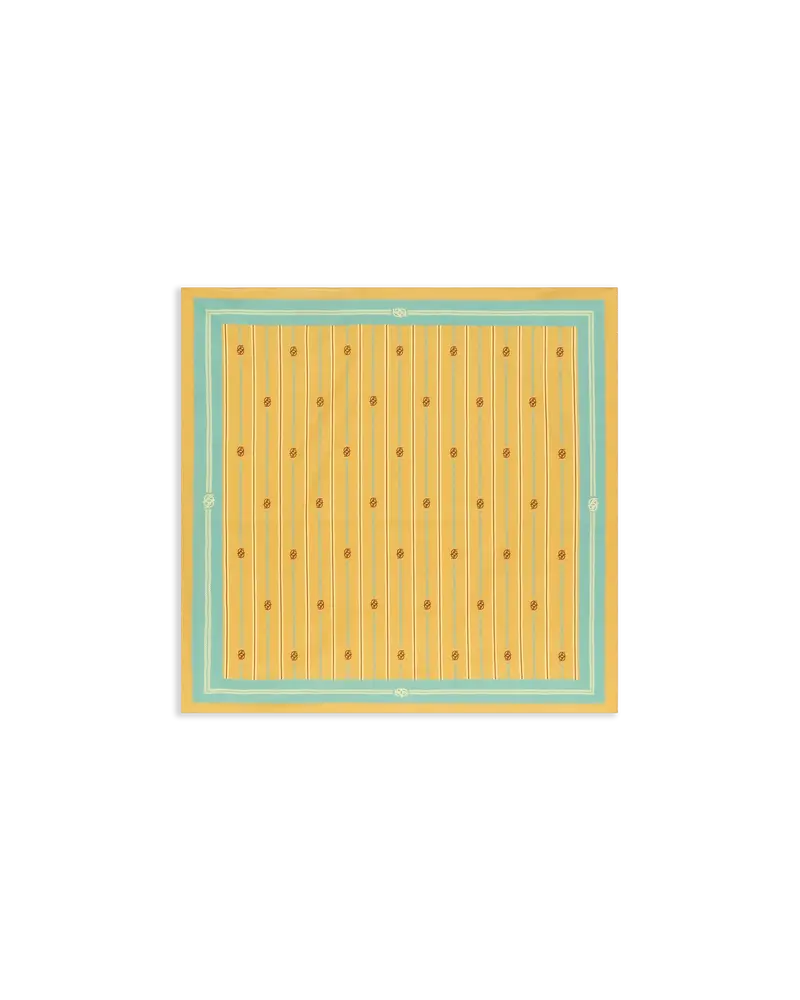 Foulard Rayure Monogramme