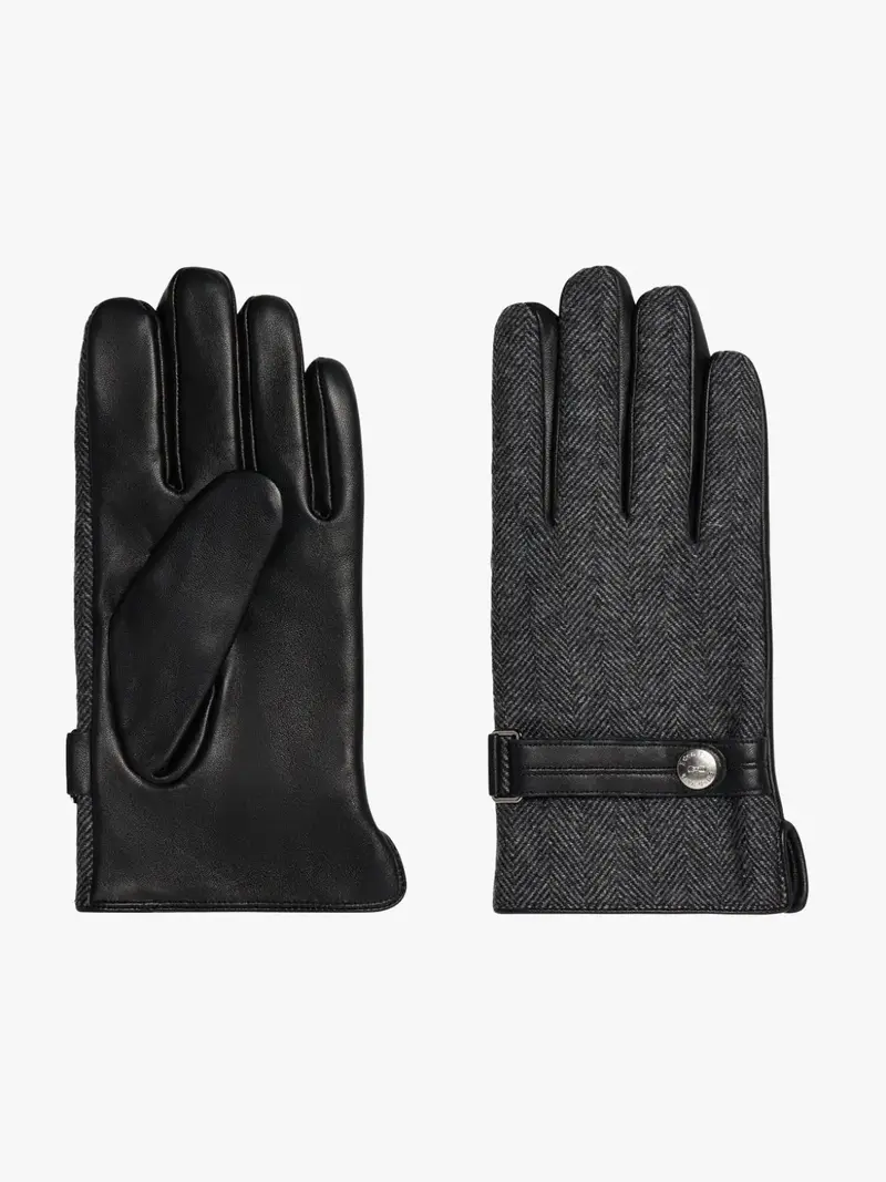 Gants Eden Park noirs en laine
