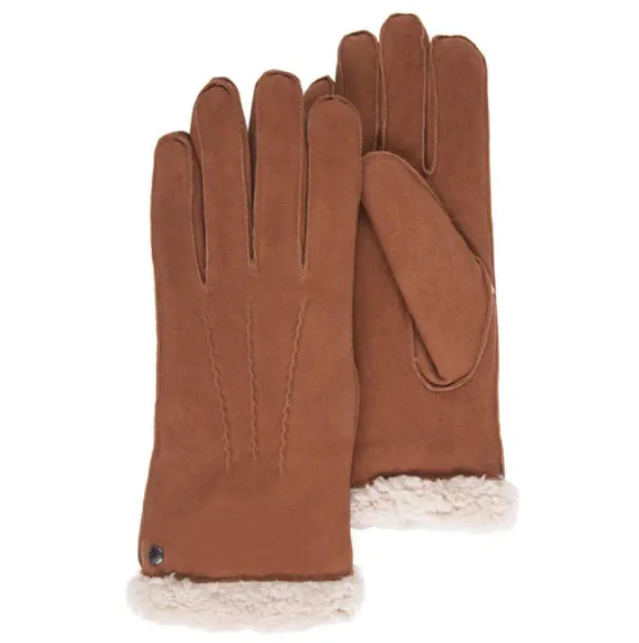 Gants femme en cuir velours Isotoner 68451