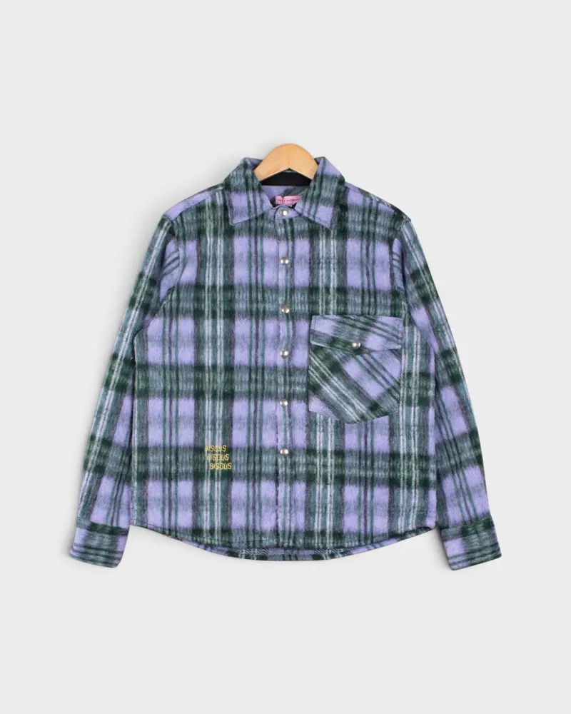 Garage Flannel Shirts Purple