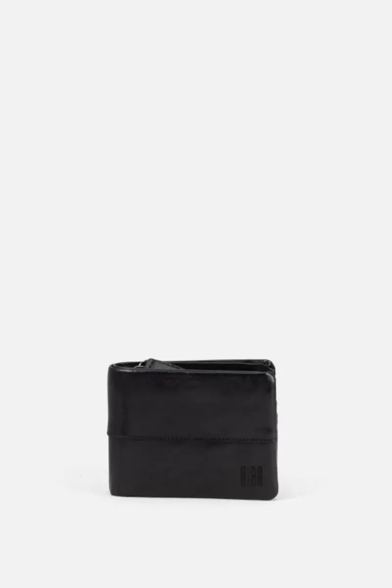 Gary – Portefeuille homme en cuir de vachette tannage végétal – BIBA