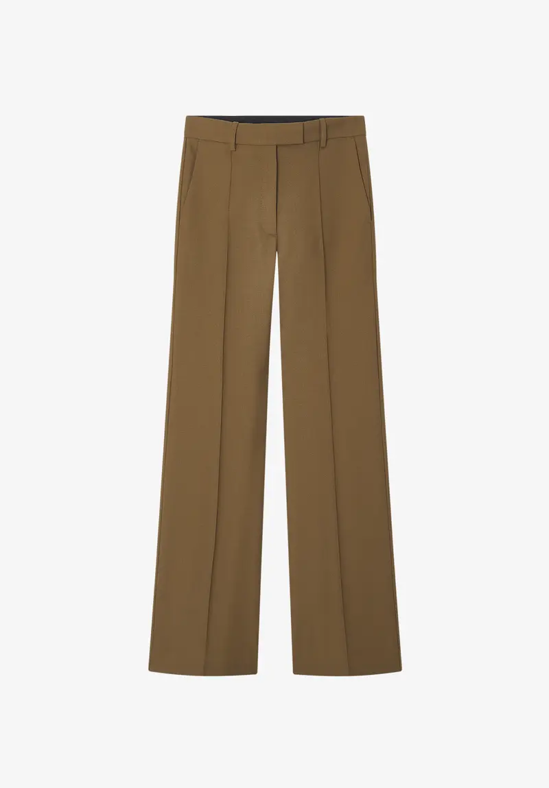 Gerade Hose mit Bügelfalte
