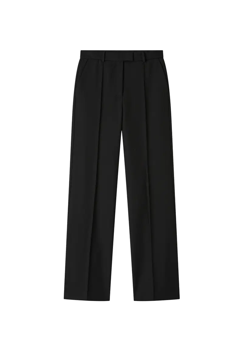 Gerade Hose mit Bügelfalte