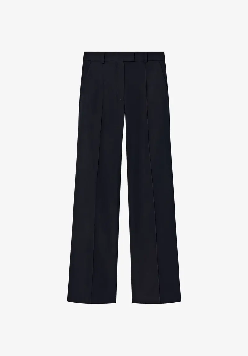 Gerade Hose mit Bügelfalte