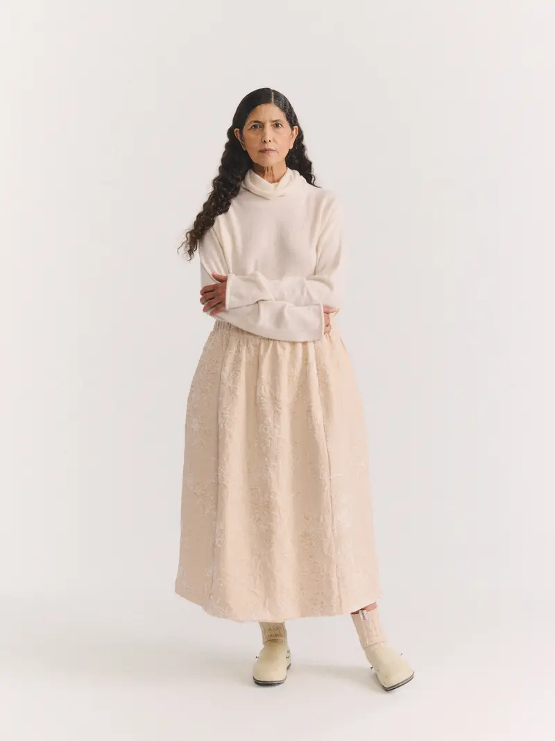 GHOSTY SKIRT - JACQUARD - NATURAL
