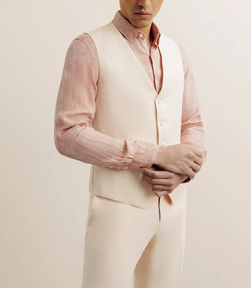 Gilet 100% lin pêche