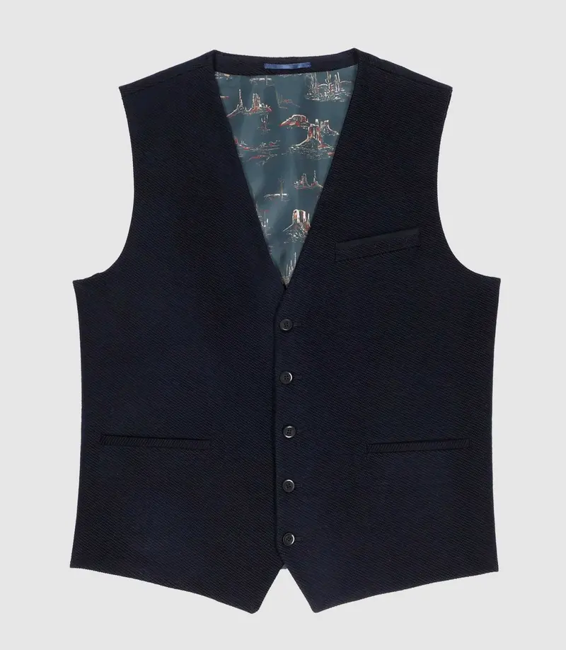 Gilet casual en velours marine XDJANGO