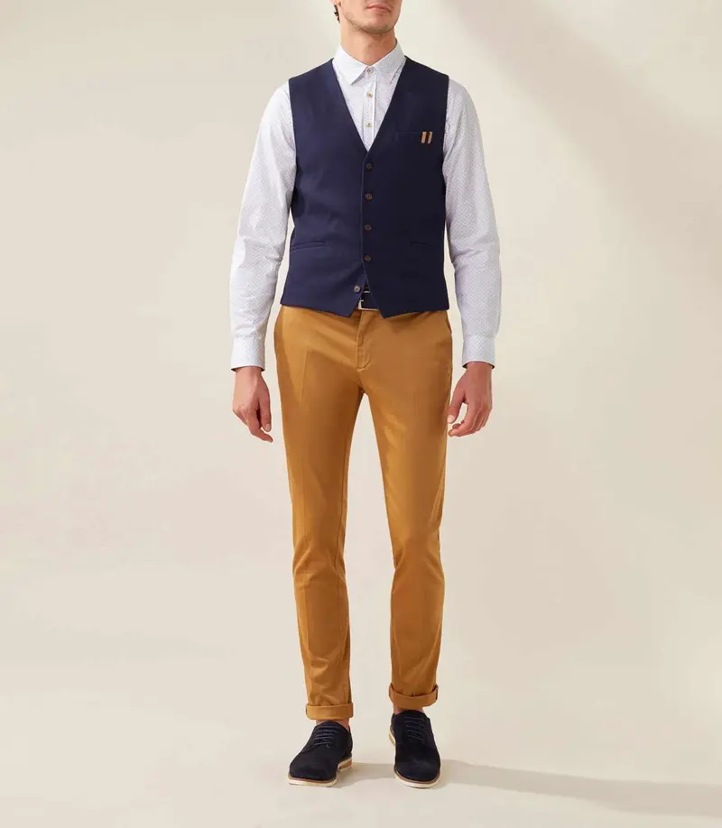 Gilet casual marine "lemirage"