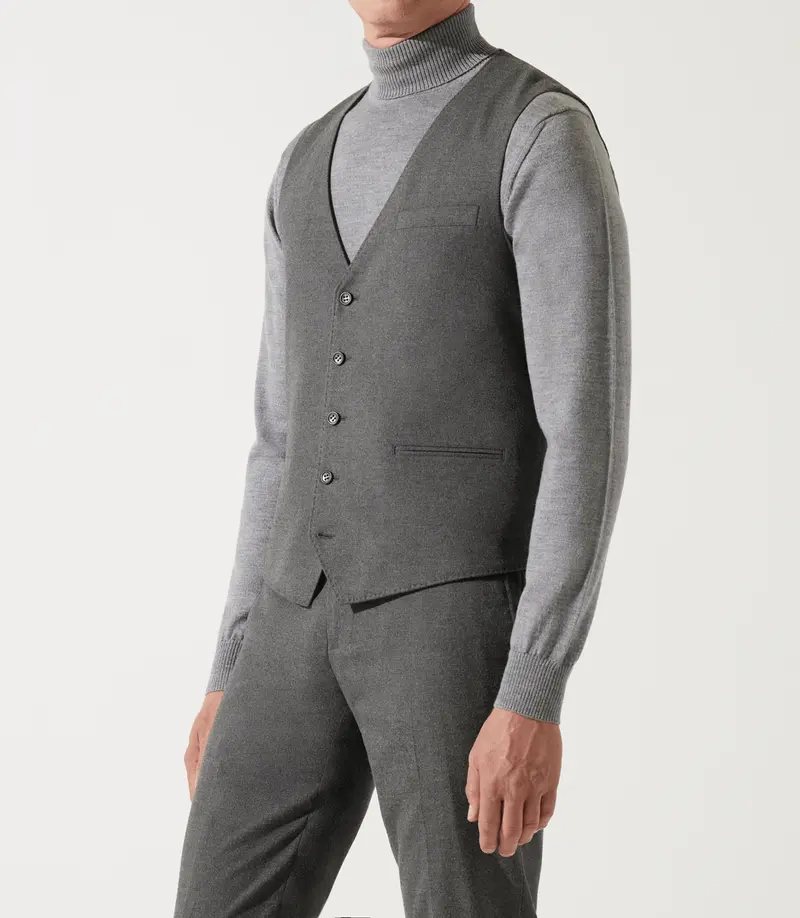 Gilet de costume gris moyen XSOYEUX