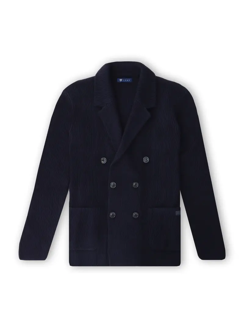 Gilet maille marine