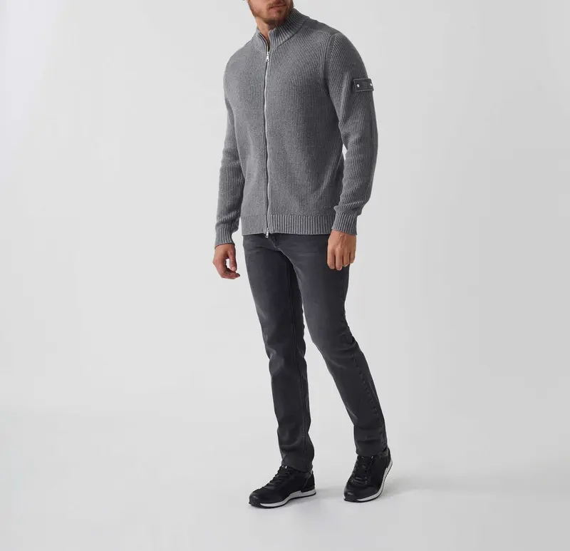 Gilet zippé gris "SWsami"