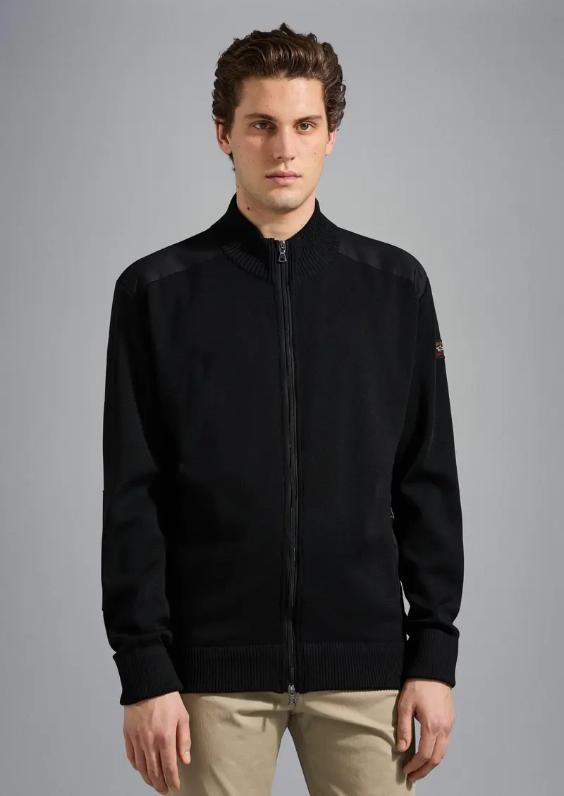 Gilet zippé Paul & Shark noir