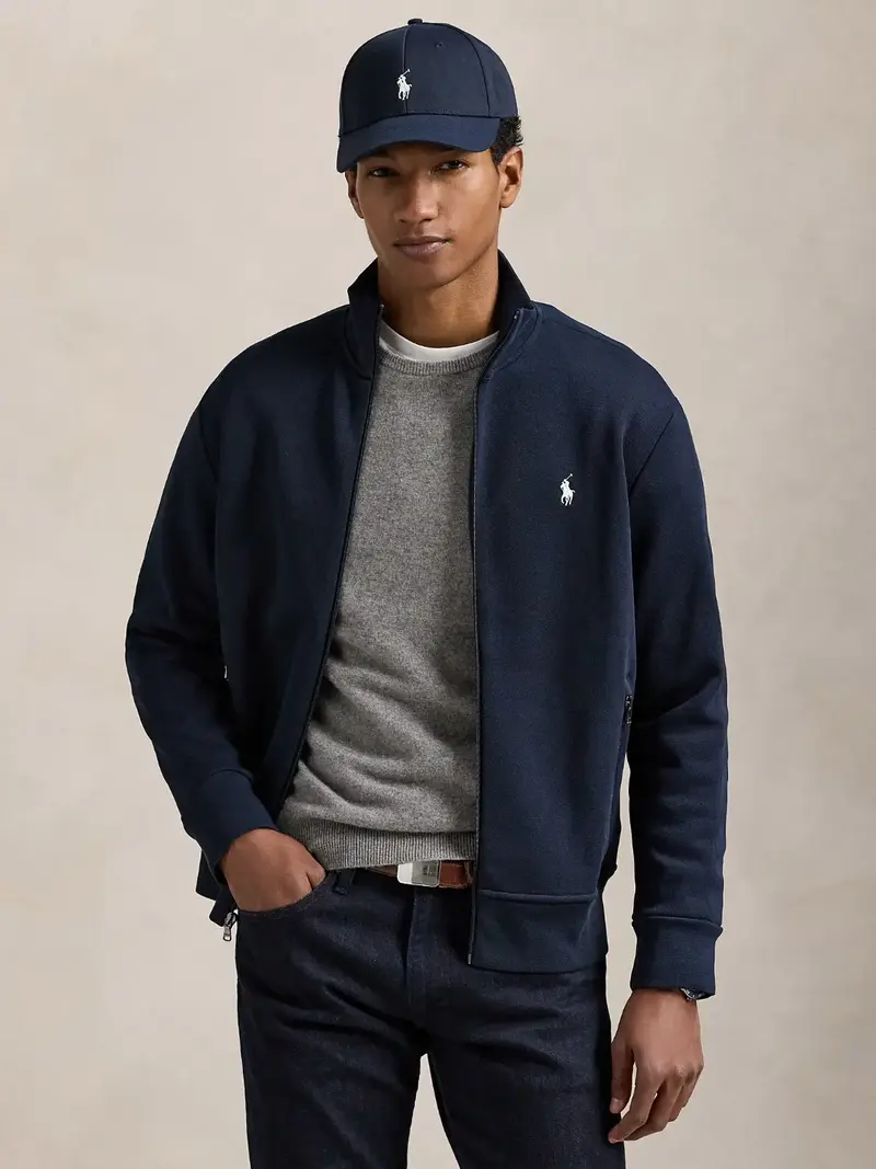 Gilet zippé Ralph Lauren marine