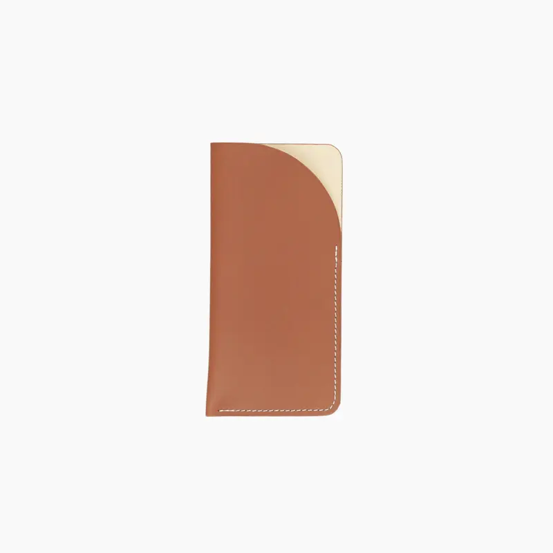Glasses Pouch Gold Baranil Calf Leather