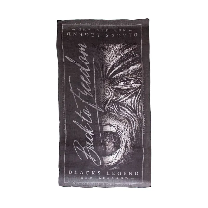 Grand cheich gris et noir "Back to Freedom"