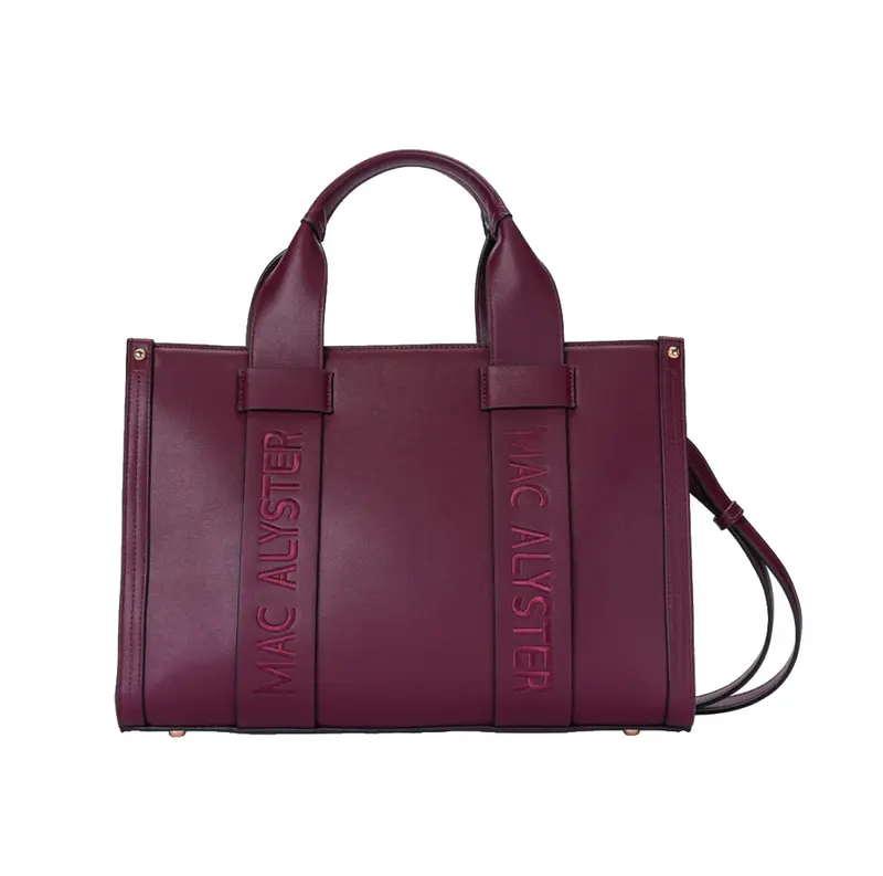 Grand sac à main Basic Clover Prune