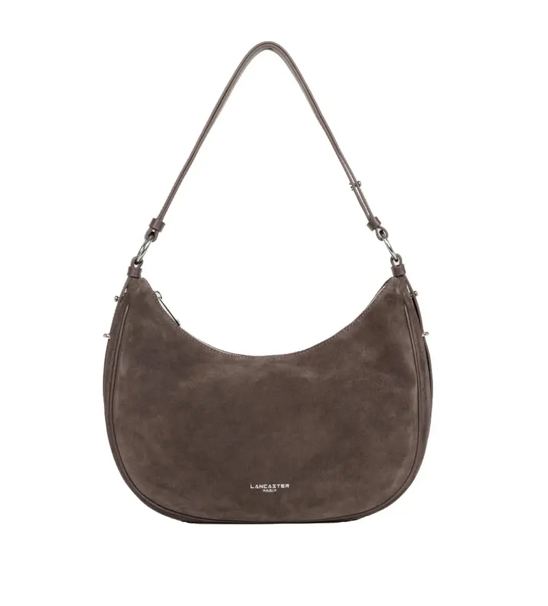 Grand sac besace Suède IT Lancaster Marron
