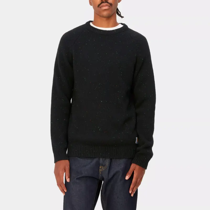 Gros pull en laine & coton Carhartt WIP black