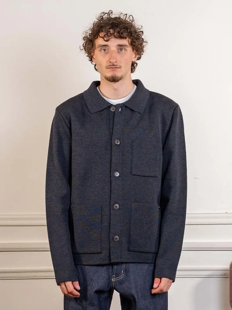 GUINO - WORK CARDIGAN - Grey