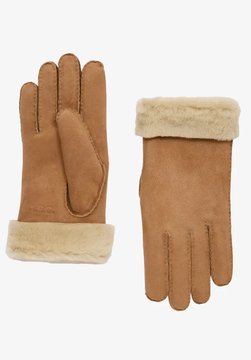 Handschuhe aus Veloursleder