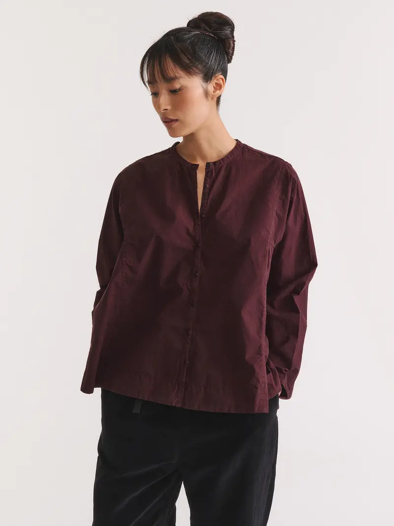 HARMONY SHIRT - L COT - BURGUNDY
