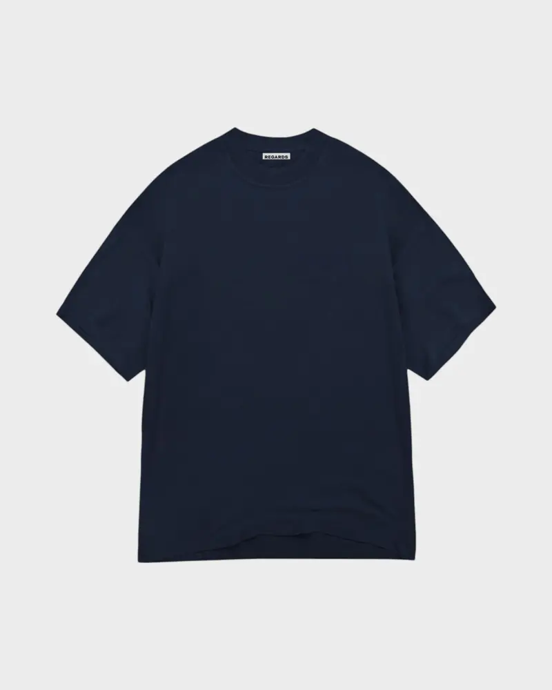Heavy Oversize Tee Navy