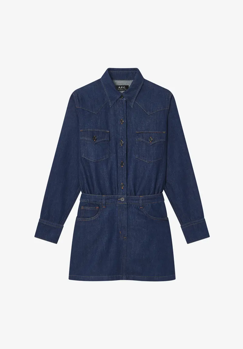 Hemdblusenkleid Western