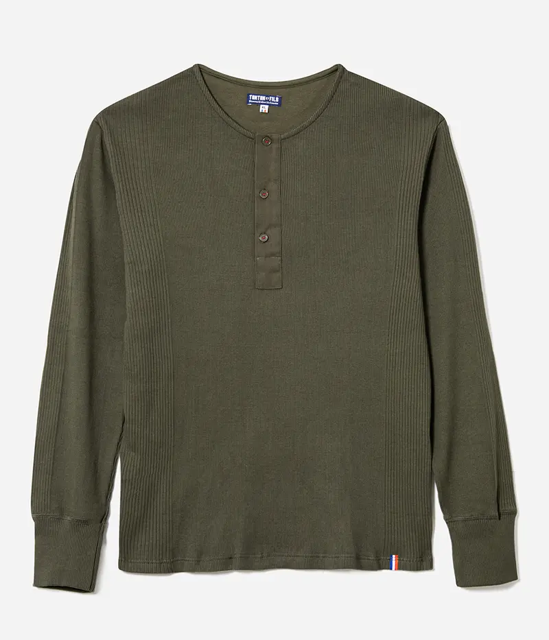 Henley « côte Richelieu » Kaki