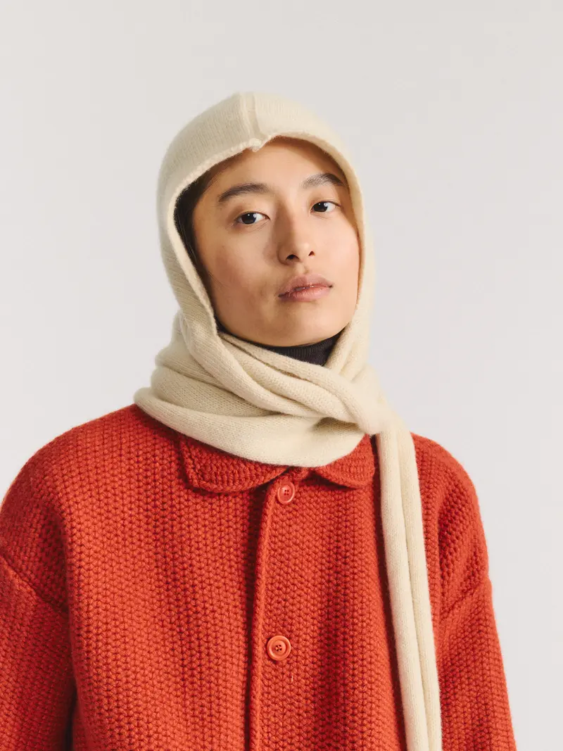 HOODED SCARF - WOOLY - DESNA