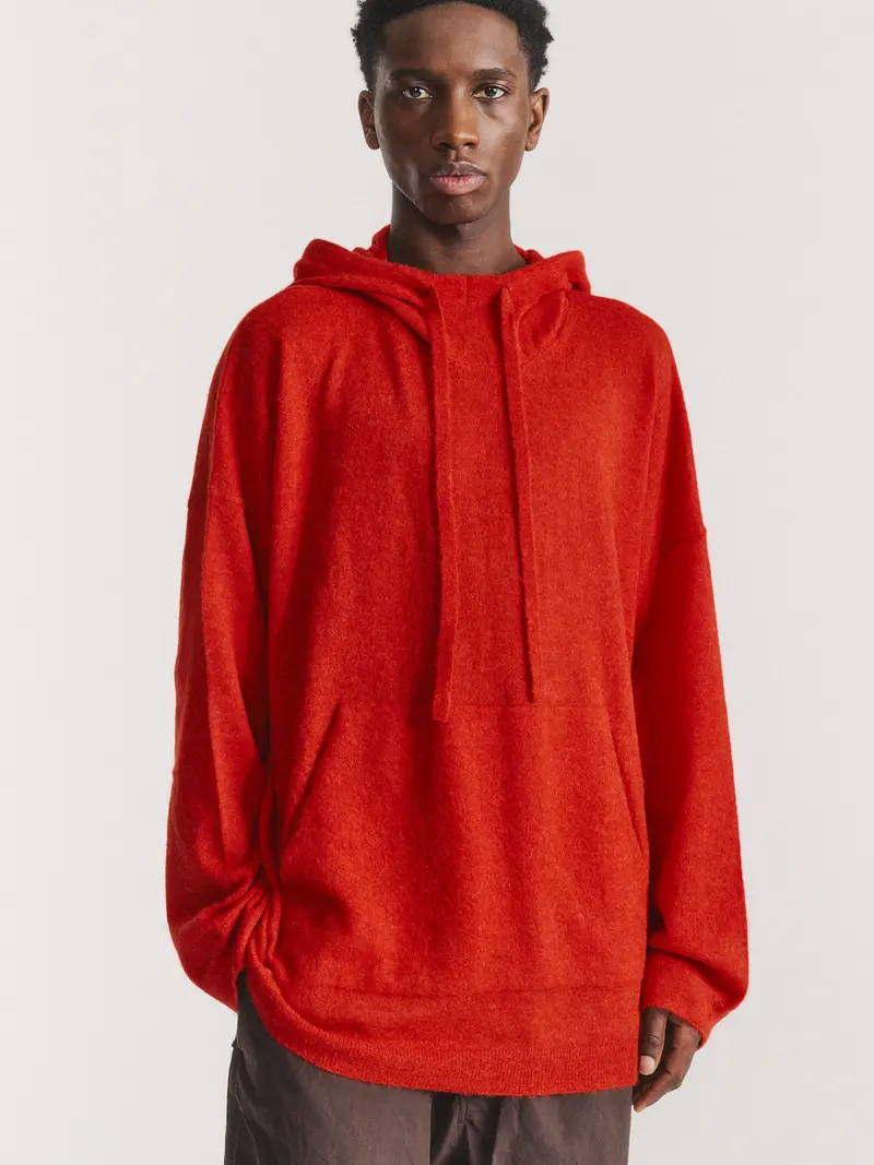 HOODIE - ALPAWO - SANGERINE