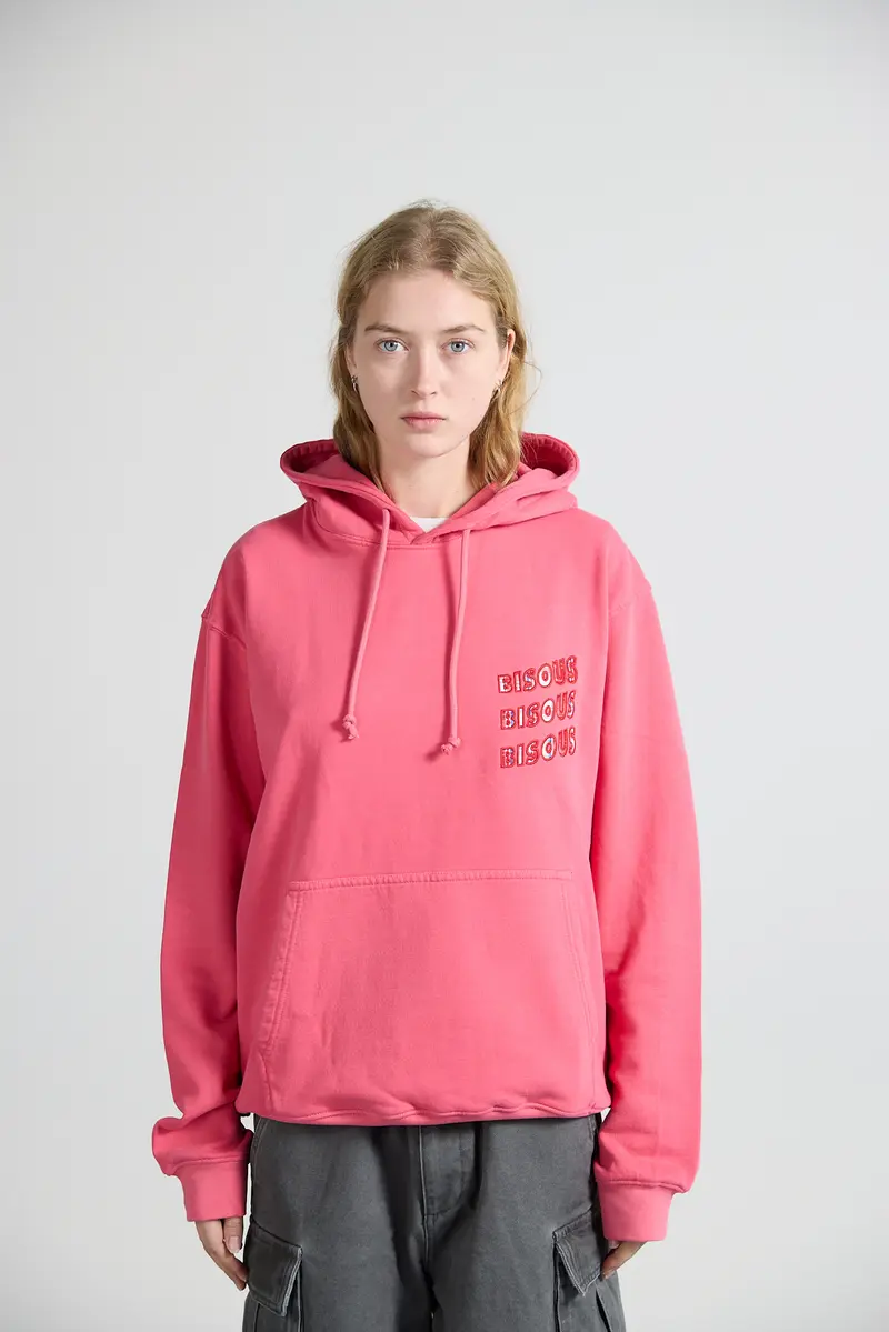 Hoodie Sonics Application Pink