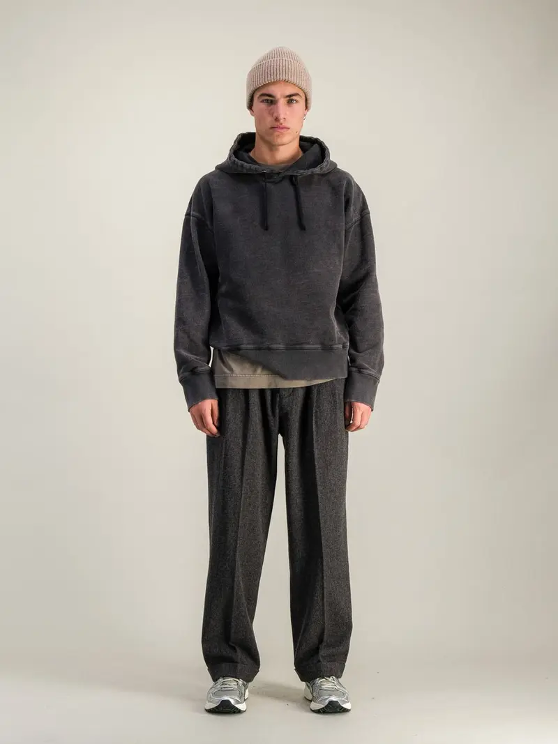 Hoodie Sweater - Faded Black