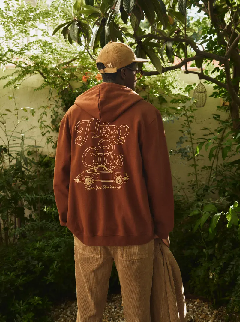 HOODIE ZIPPÉ ALFONSO - CHOCO