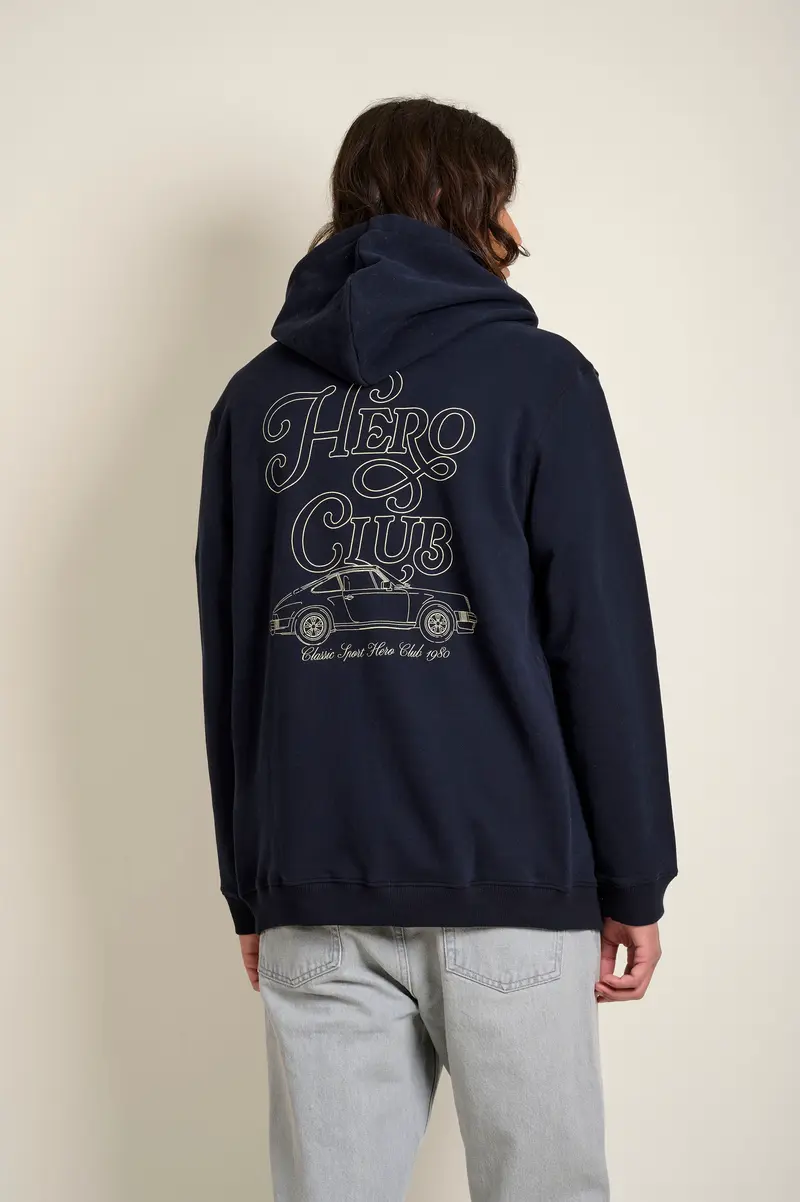 HOODIE ZIPPÉ ALFONSO - DARK NAVY