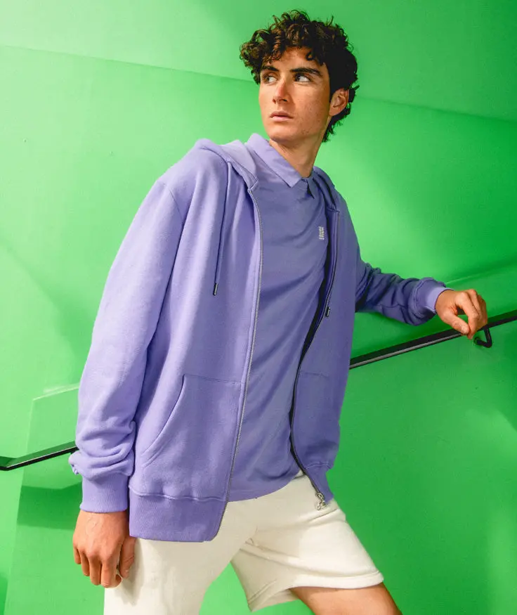 HOODIE ZIPPE BEST ZIP - LAVANDE