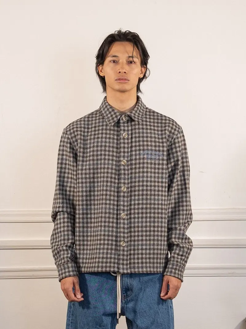 Hunter Checks Grey Shirt
