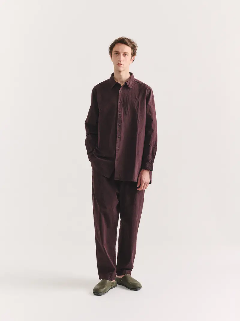 IKLA SHIRT - PAPER COT - EBONY