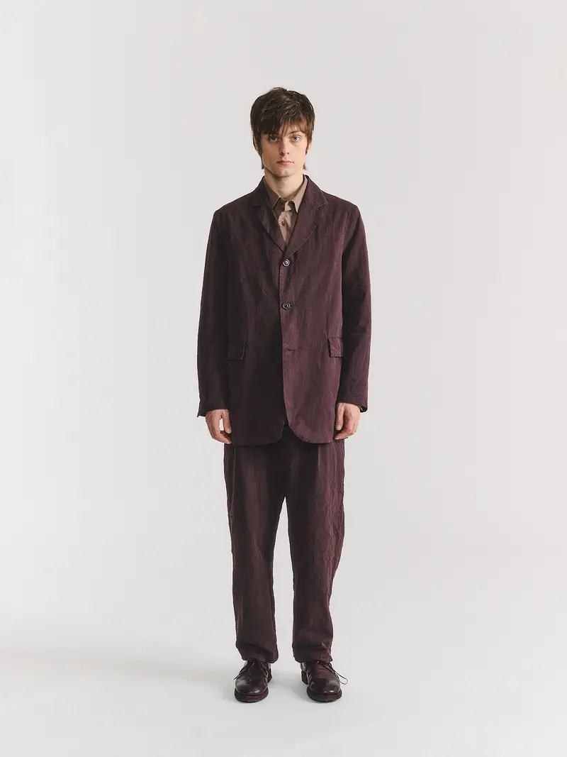 J JACKET - PAPER COT - EBONY