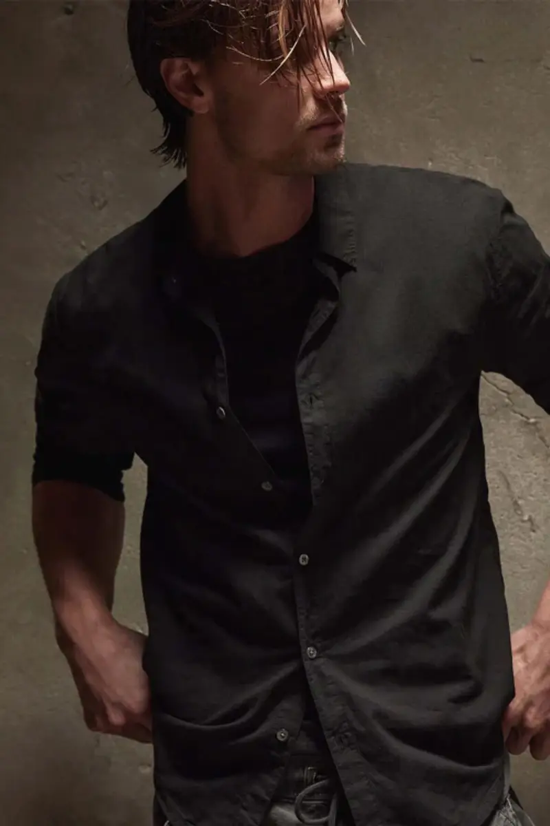 James Perse Standard Shirt Black