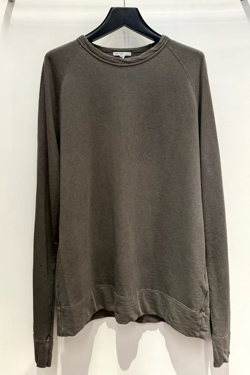 James Perse Vintage French Terry Sweatshirt RRP - Khaki