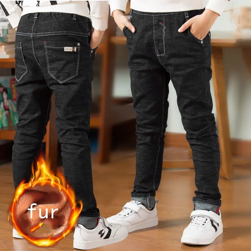 Jean Garçon Doublé Polaire – Vêtement Enfant Chaud & Casual Hiver