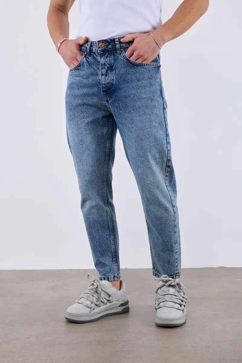 Jean Homme Slim Tapered Bleu vintage