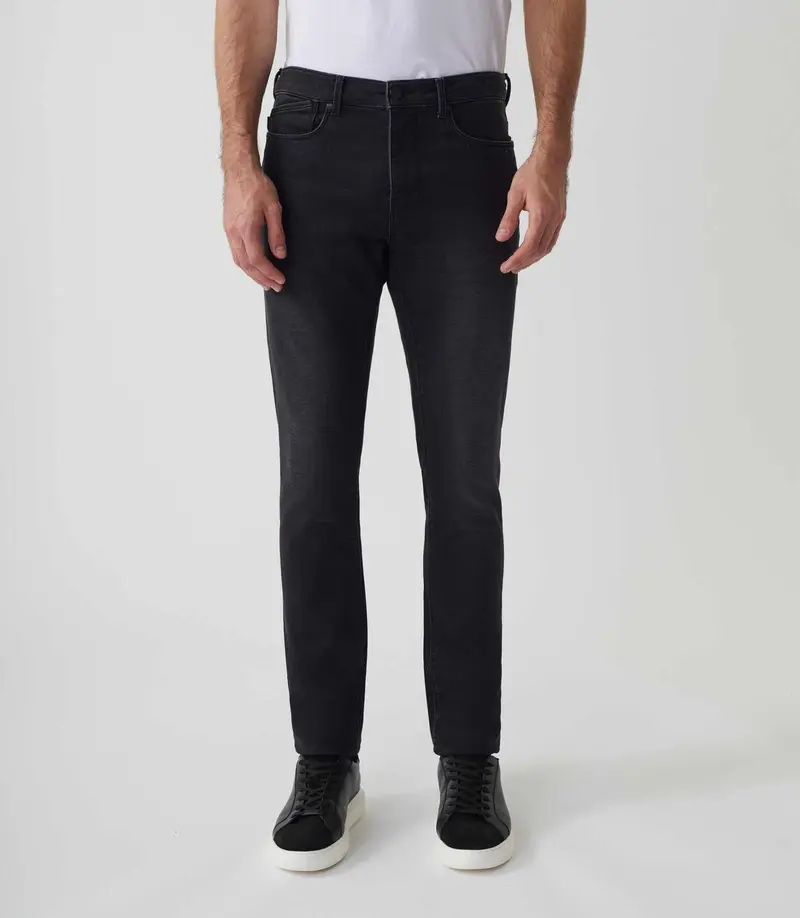 Jean molleton super slim noir "Loyal"