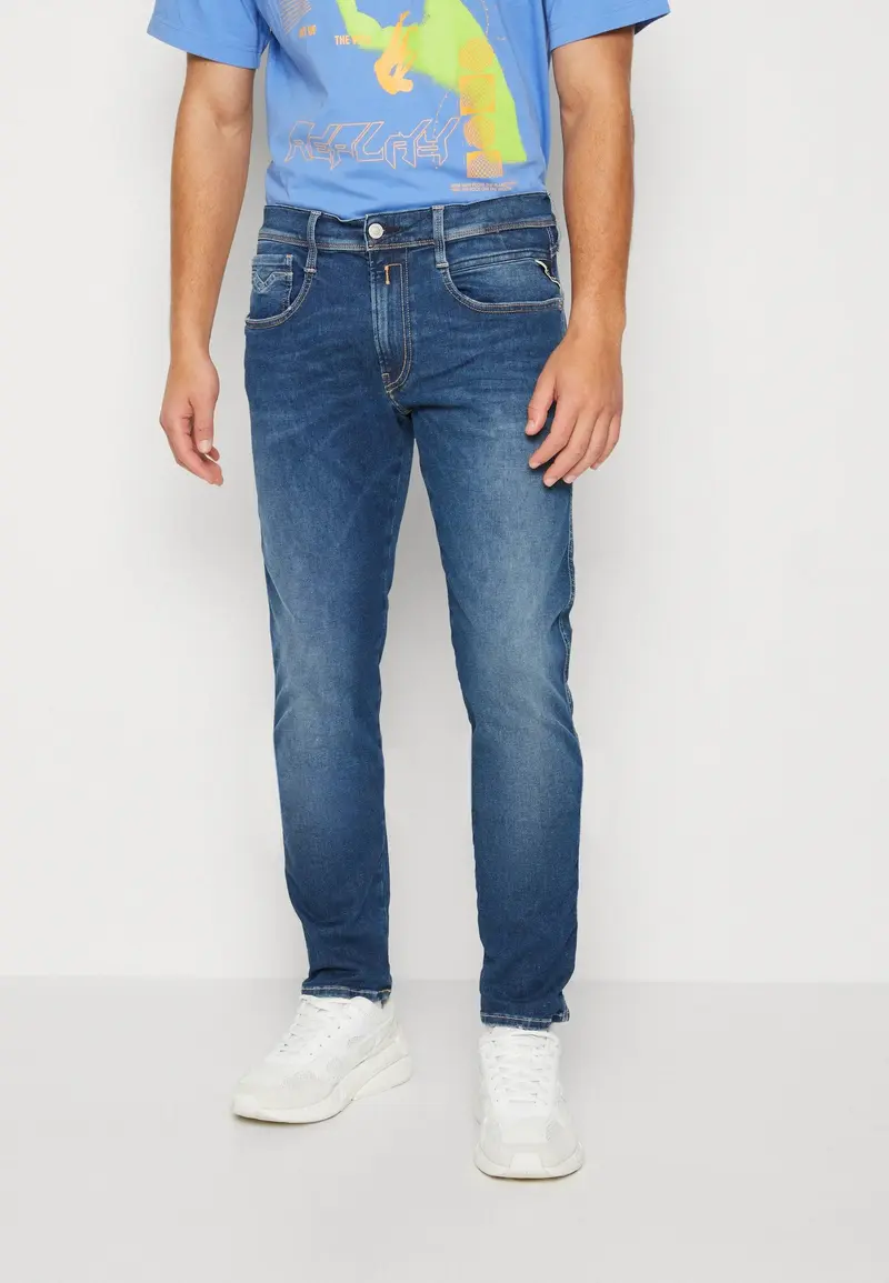 Jean Replay bleu foncé en coton