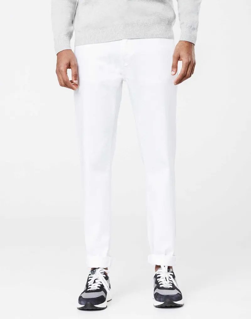 Jean slim blanc