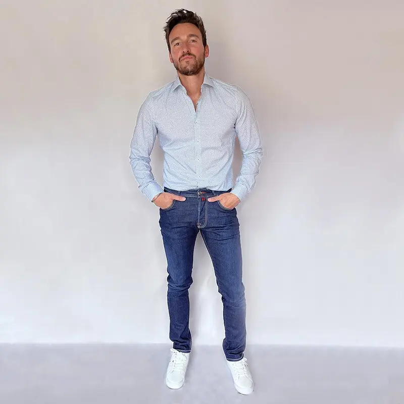 Jean slim Jacob Cohën bleu stretch